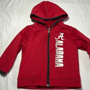 2T Alabama Crimson Tide full zip hoodie